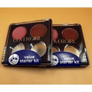 PACK OF 2 Covergirl Starter Kit - Magnetic Color Pots Rose Quartz Vintage Wine